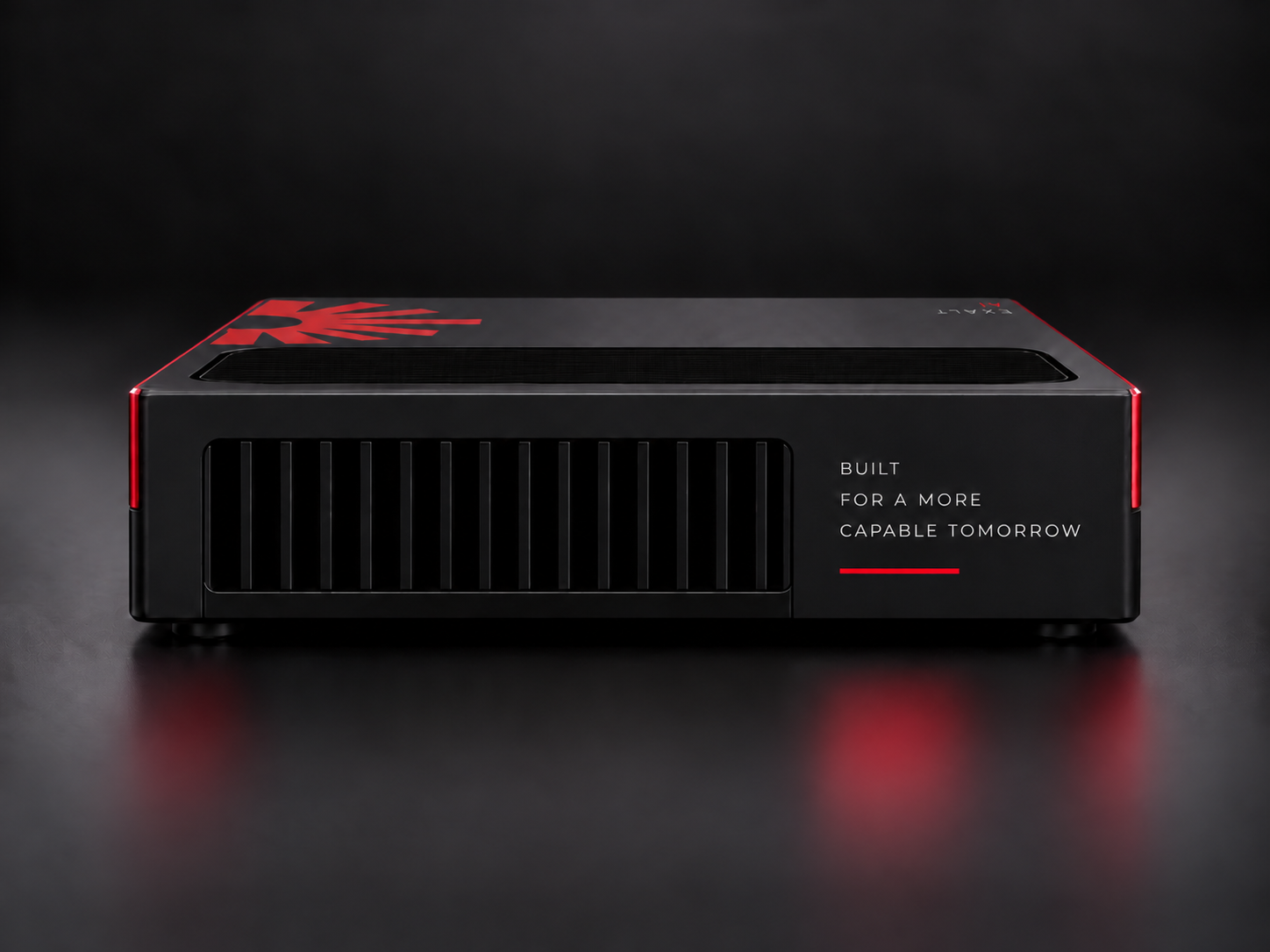 Exalt local AI hardware seen from the front.